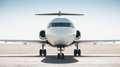 Gulfstream G200 on tarmac
