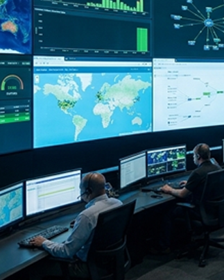 Engineers in the network operations center
